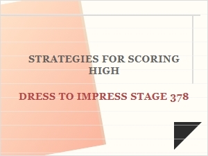 Mastering Stage 378 in Dress to Impress